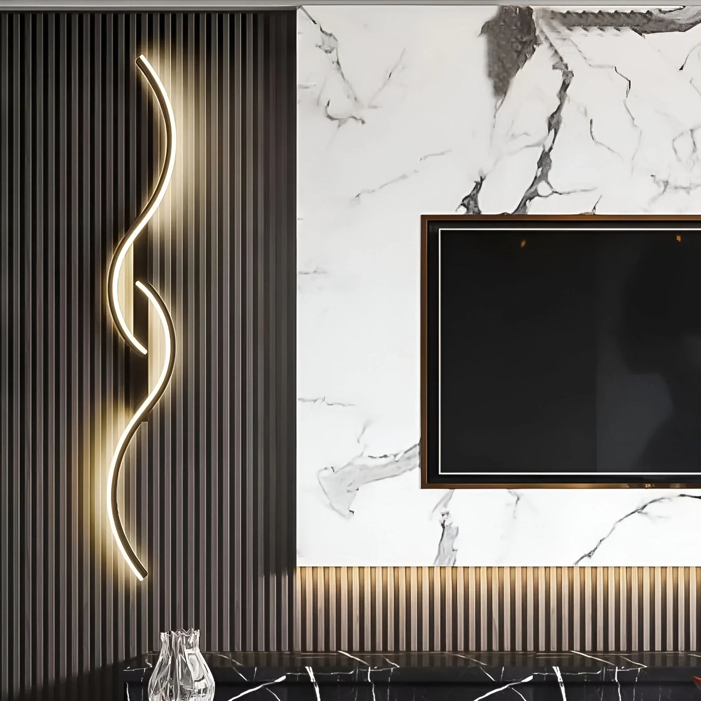 Moderne Gebogen Wandlamp voor Binnenhuisverlichting