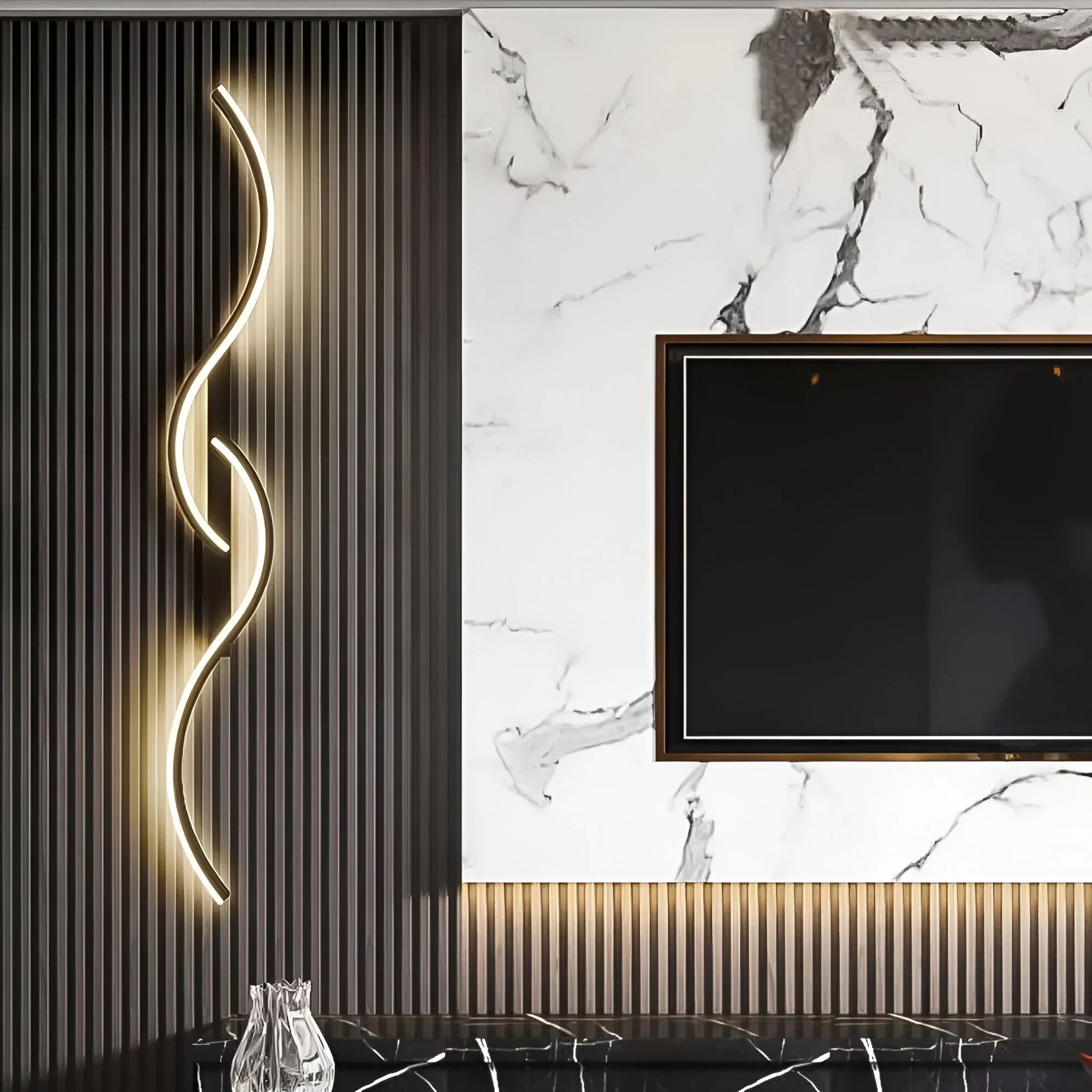 Moderne Gebogen Wandlamp voor Binnenhuisverlichting