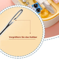 in-One-Nähkästchen met Knop en Fingerhut