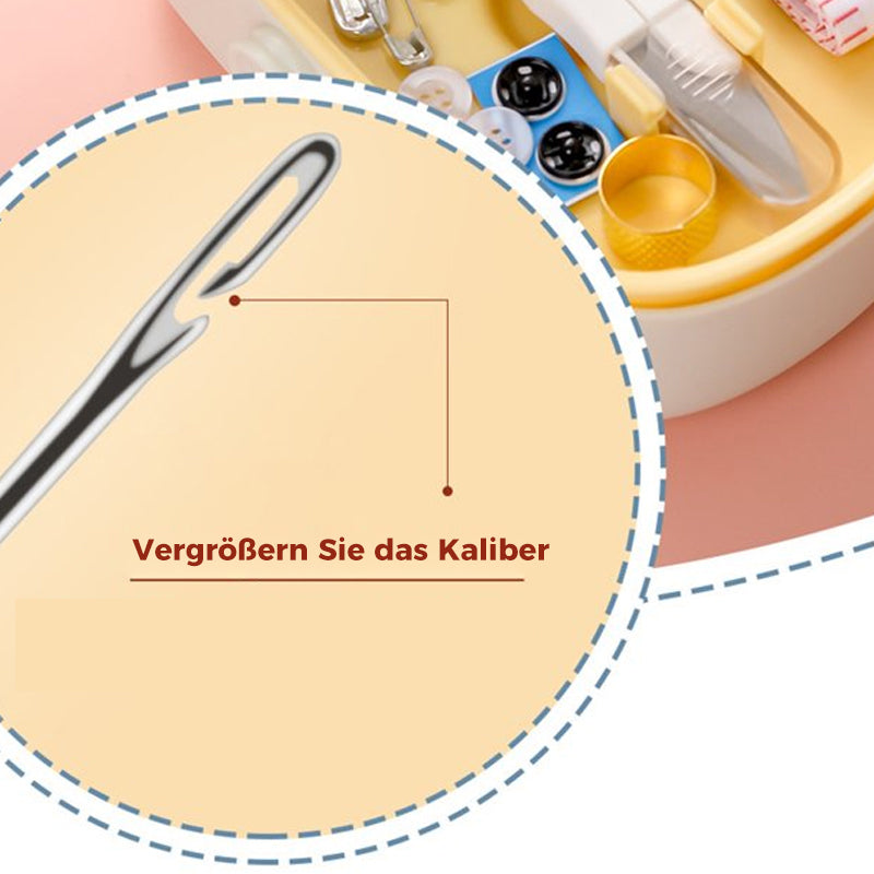 in-One-Nähkästchen met Knop en Fingerhut