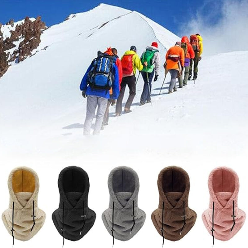Ski-muts met Sherpa-kap
