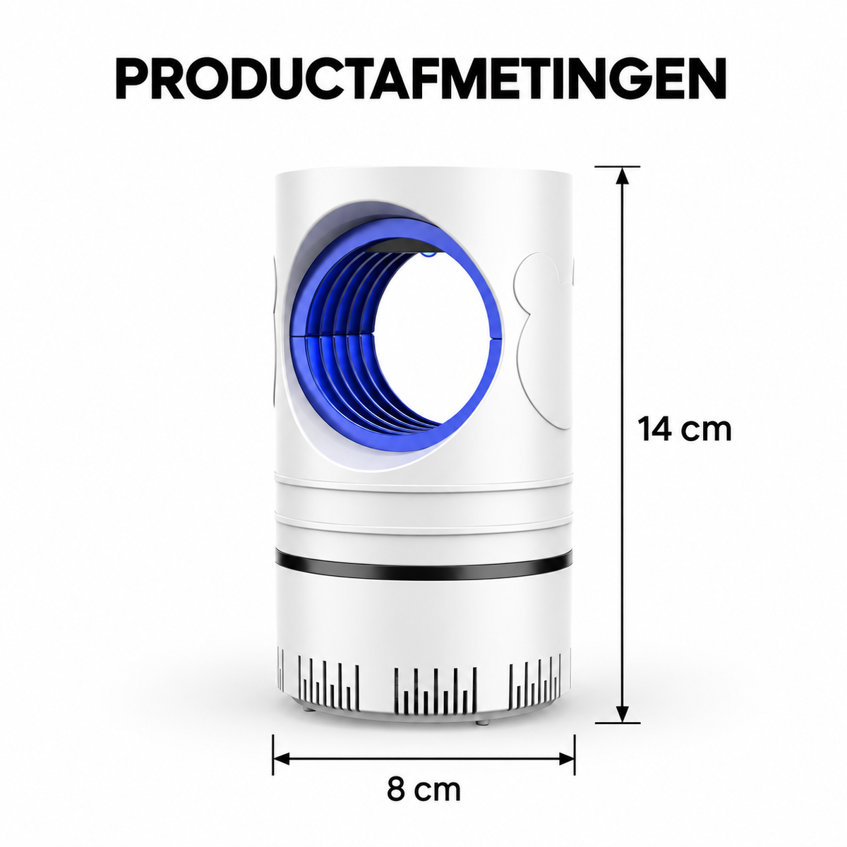 Bionische LED Muggenval met Krachtige Zuigkracht