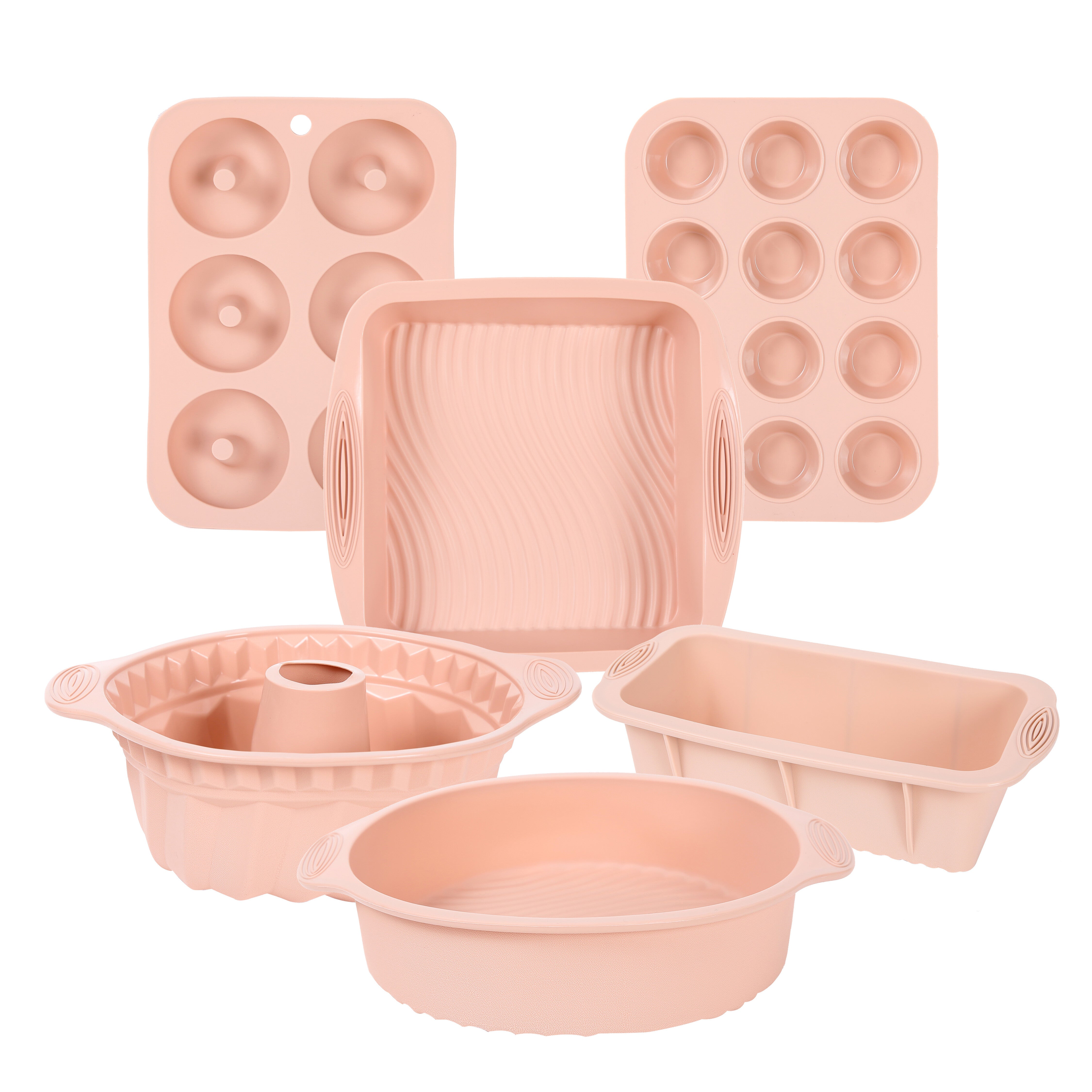 Complete Silicone Bakvorm Set – Flexibel, Duurzaam en Gemakkelijk in Gebruik