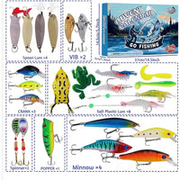FISHMAS – 24-dagen kerst 2025-telling visserij-tackle-kalender