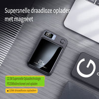 Magnetische Powerbank – Ultra Slim met Super Snelle Draadloze Oplading