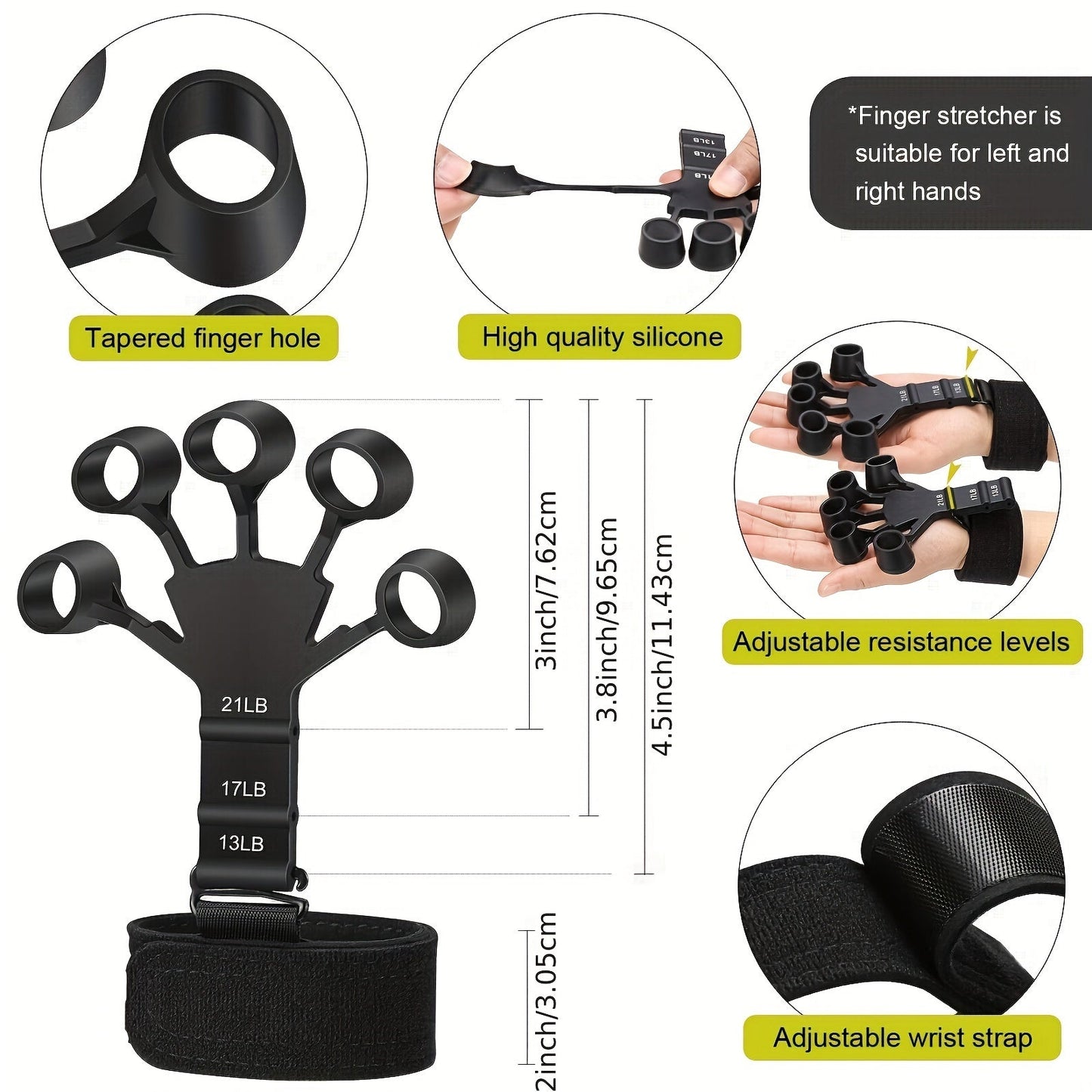 PowerGrip Hand Trainer Set – 5-in-1 voor Sterke Handen en Onderarmen