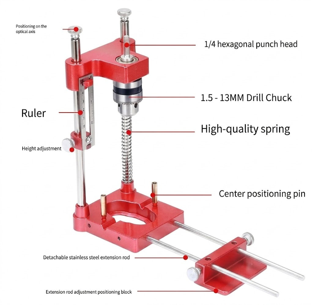 Boorsjabloon | Nauwkeurig 90° boren | Robuust & duurzaam | DrillRight