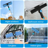 Skanto | Crystal Clear Raamreiniger – Professioneel 2-in-1 Telescoop Raam en Glas Reinigingssysteem