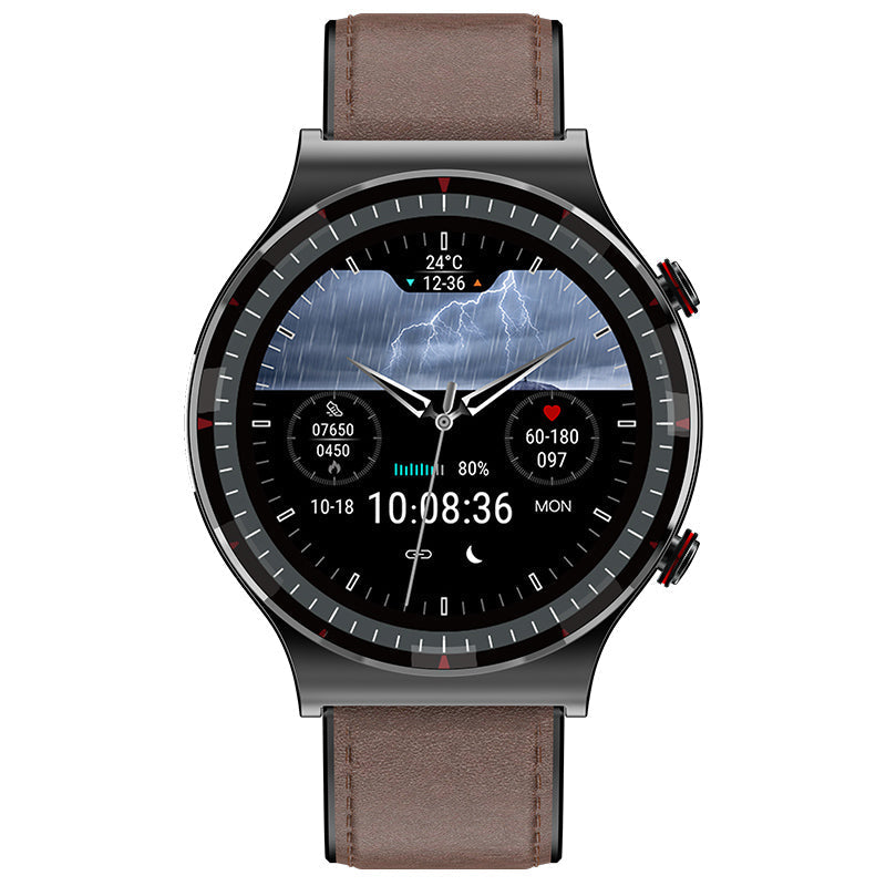 Medische EKG-Smartwatch | CFDA-gecertificeerd | 512Hz Hoge Precisie Biosensor | SpO2- & Hartslagmonitoring | AI-gebaseerde Ademhalingsanalyse | IP67 Waterdicht
