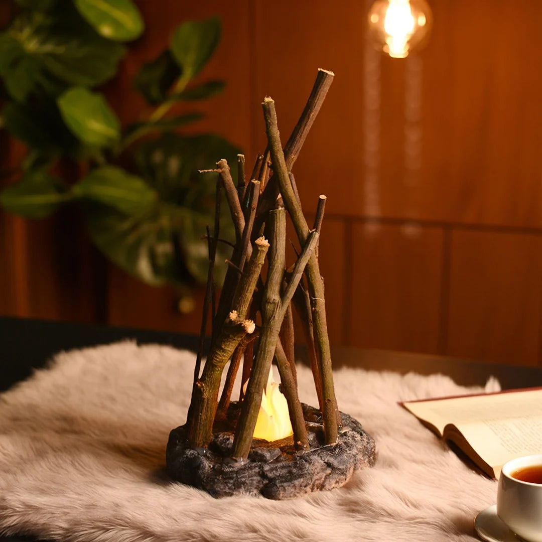 GlowWood™ | Gezellige rustieke warmte met rustgevend omgevingslicht