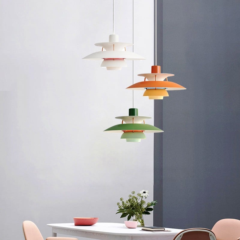 Jojo Hanglamp Macaron met Lampenkap. 15 Kleuren