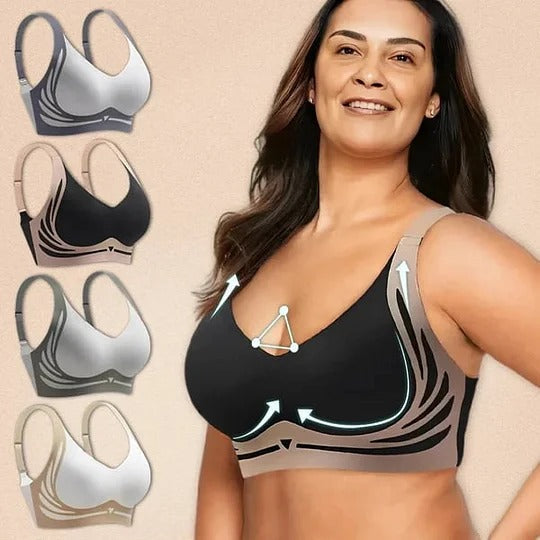 CurvaFit Super Verzameling BH | Draadloze Push-up BH | Geen hangende borsten meer
