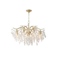 Kristy Luxe Wisteria Bloem Crystal Kroonluchter
