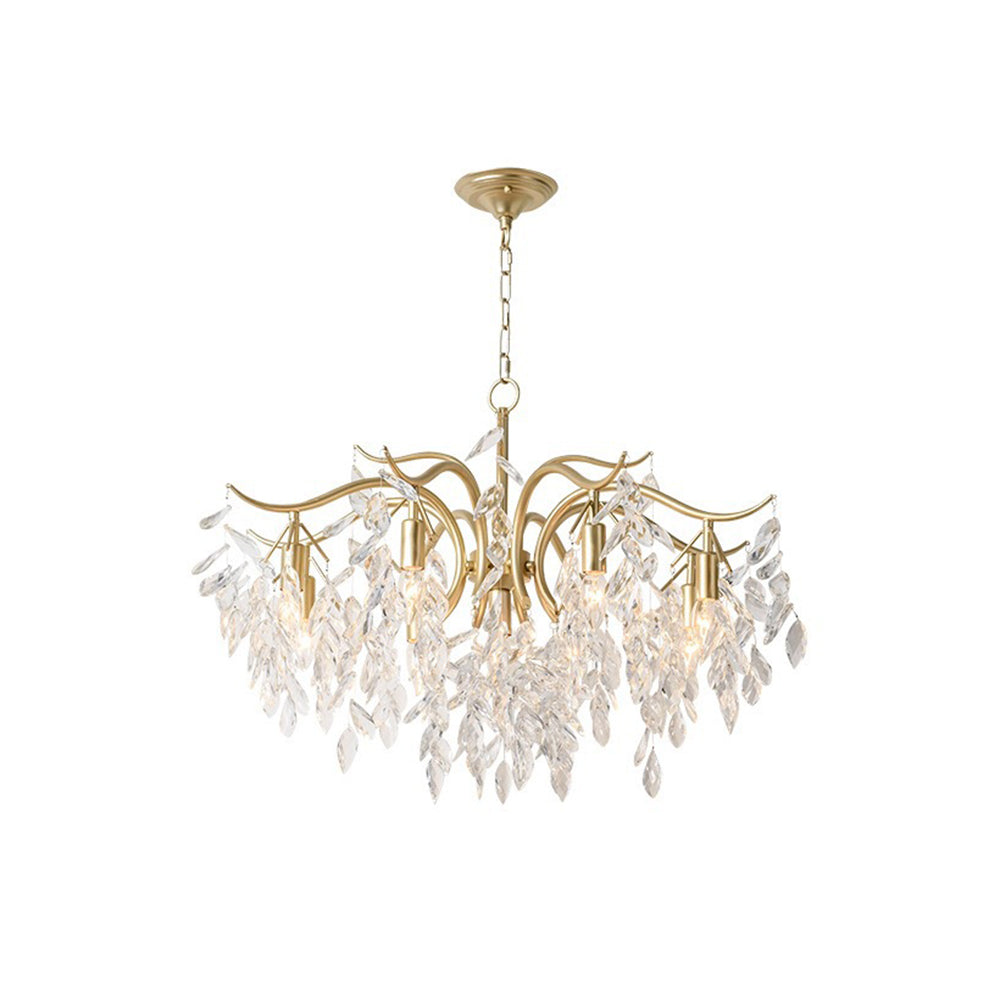 Kristy Luxe Wisteria Bloem Crystal Kroonluchter