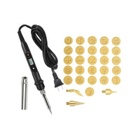 CraftMaster Pro Graveerset | 58-delig Houtbrand- & Graveergereedschap | Instelbare Temperatuur | DIY Knutselset | Hout, Leer & Metaal