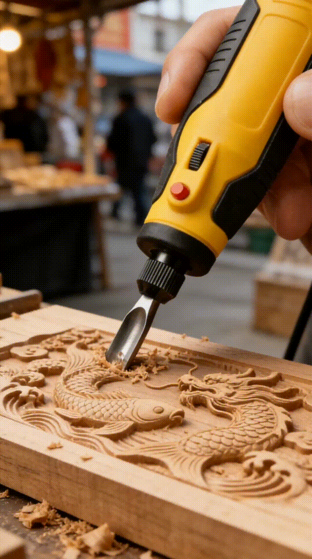 CarveMaster Pro™ | Draadloze Mini Graveer- & Beitelgereedschap