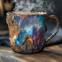 Koffiemokken GlaceCup | Handgemaakt & Mineraal Kristal | Isolerend & Geschikt voor de Magnetron | 350–450 ml