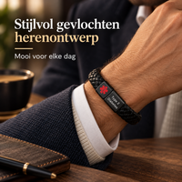 Custom AlertBand | Gepersonaliseerde Medische ID Armband – Cadeau voor Vader of Echtgenoot