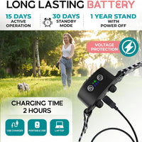 BelloSilent Antiblaffhalsband voor kleine honden | Met geluid & trilling | IP87 Waterdicht | Verstelbaar & zacht in training