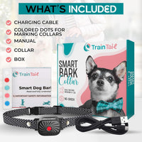 BelloSilent Antiblaffhalsband voor kleine honden | Met geluid & trilling | IP87 Waterdicht | Verstelbaar & zacht in training