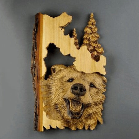 Dieren Houtsnijwerk Wanddecoratie