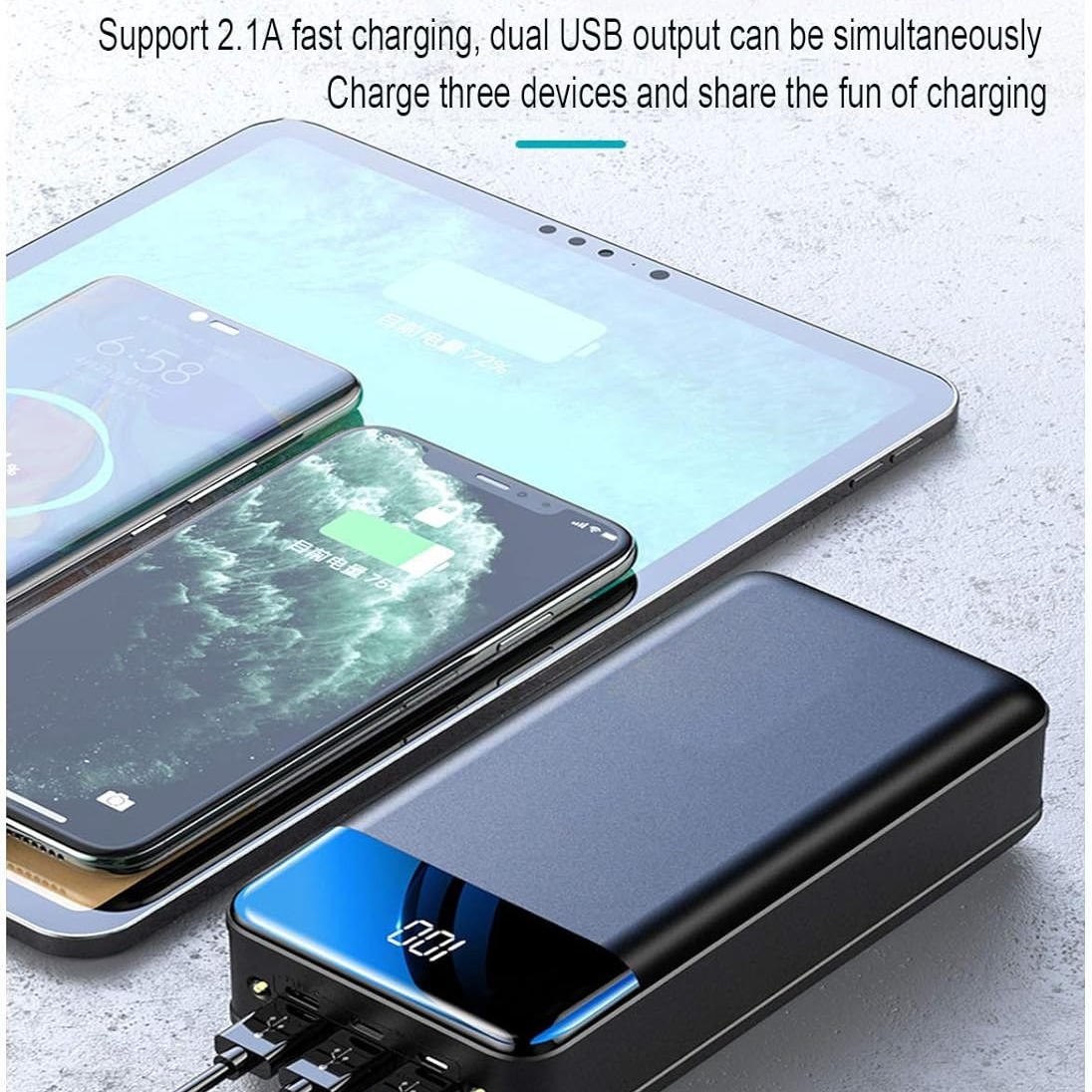Ultieme Power Bank 50.000mAh – Snel en Veelzijdig