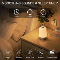 Aurora Wake-Up Light | Zonsopgang & Zonsondergang | USB-C Oplaadbaar