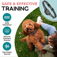 BelloSilent Antiblaffhalsband voor kleine honden | Met geluid & trilling | IP87 Waterdicht | Verstelbaar & zacht in training