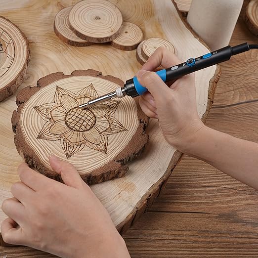 Pyrografie-Kit | Houtbrander voor branden en snijden