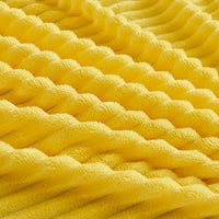 Verstevigde Corduroy Velvet Dekbedovertrek Set