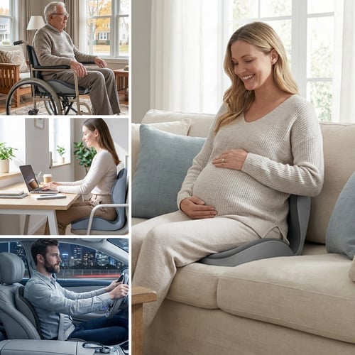 ComfiCore – Ergonomisch Schuim Zitkussen