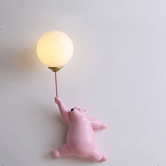 Schattige Beren Wandlamp Kinderkamer Ballonlicht Decoratief