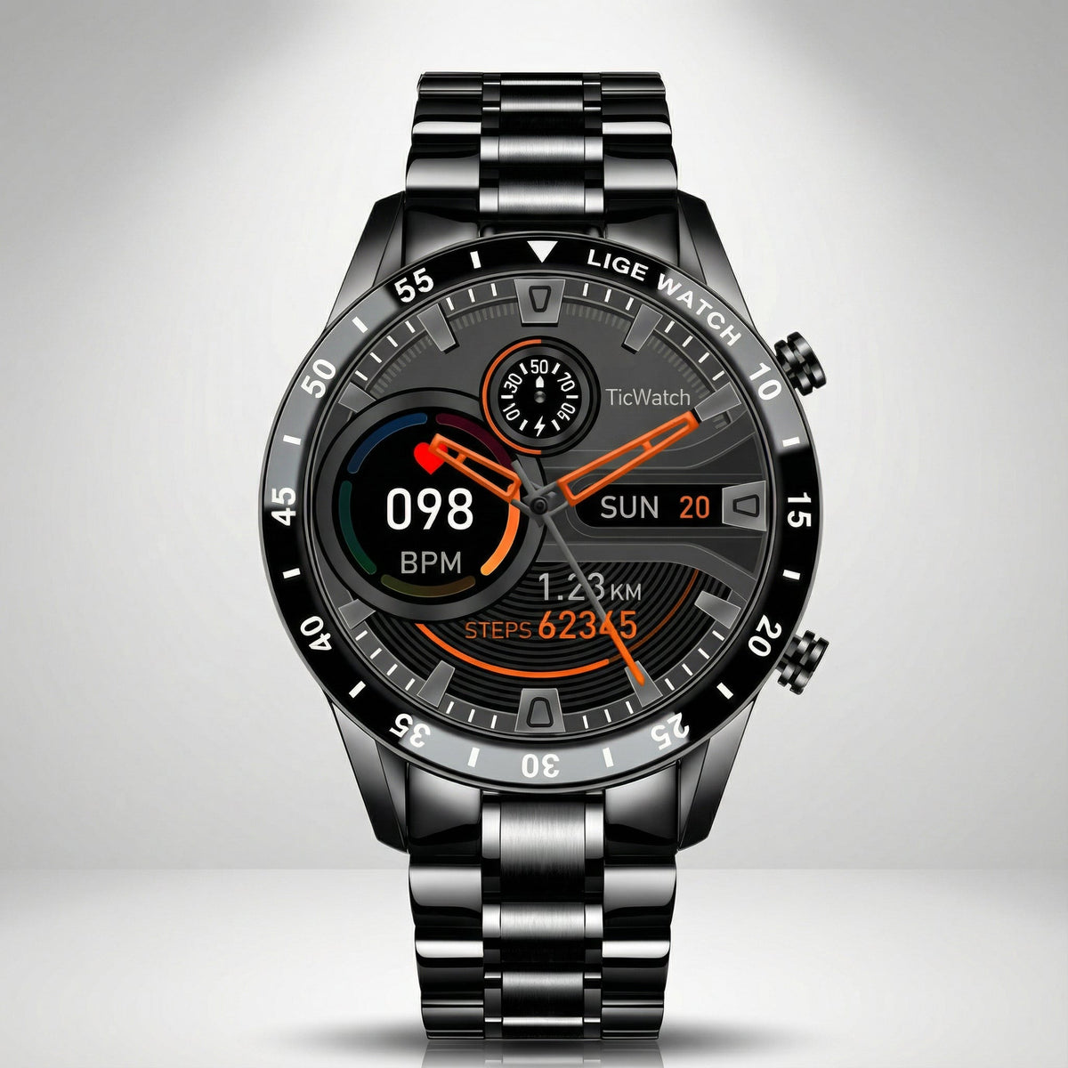 Luxueuze Smartwatch met Touchscreen – Meldingen & Praktisch Ontwerp voor de Dagelijkse Gebruik