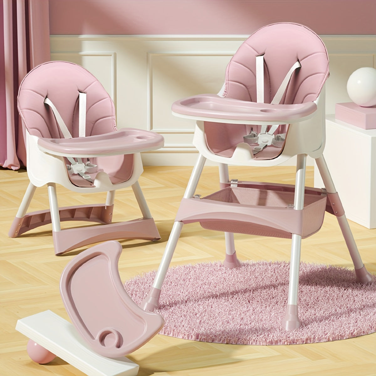 Comfortabele Hoge Stoel voor Baby's - Ideaal voor Gezellige Maaltijden