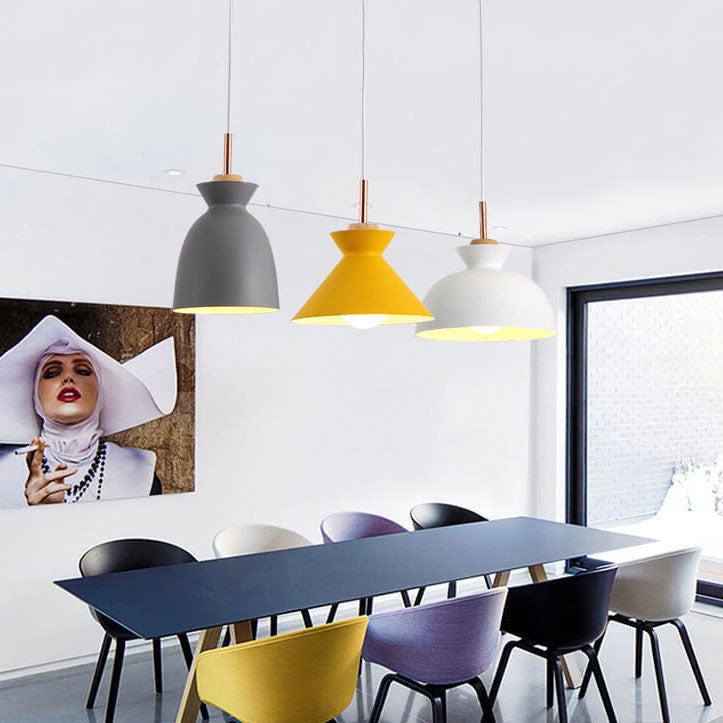 AuroraLite Nordic Hanglamp | Metaalontwerp | 1-Licht | Moderne kleurvarianten