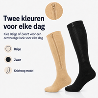 Compressiekousen 2.0 Met Rits | Verbeterd Comfort