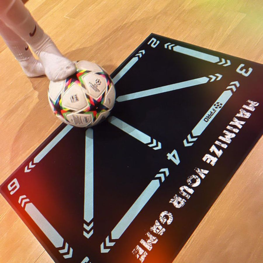 Voetbal Pro Trainingsmat Met Video Oefeningen Voor Thuispraktijk