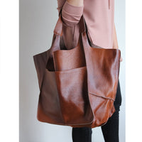 Oversized Weekend Handtassen van Leer