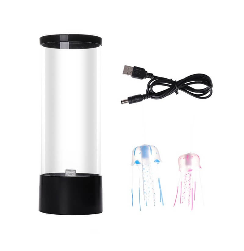 Kleurveranderende sensorische lamp met medusa
