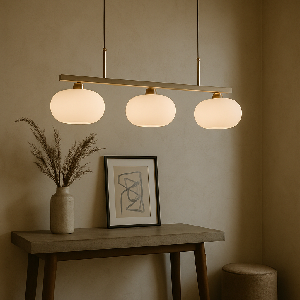 Moderne 3-Lichts Bauhaus Eiland Hanglamp