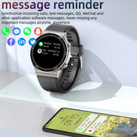 Medische EKG-Smartwatch | CFDA-gecertificeerd | 512Hz Hoge Precisie Biosensor | SpO2- & Hartslagmonitoring | AI-gebaseerde Ademhalingsanalyse | IP67 Waterdicht