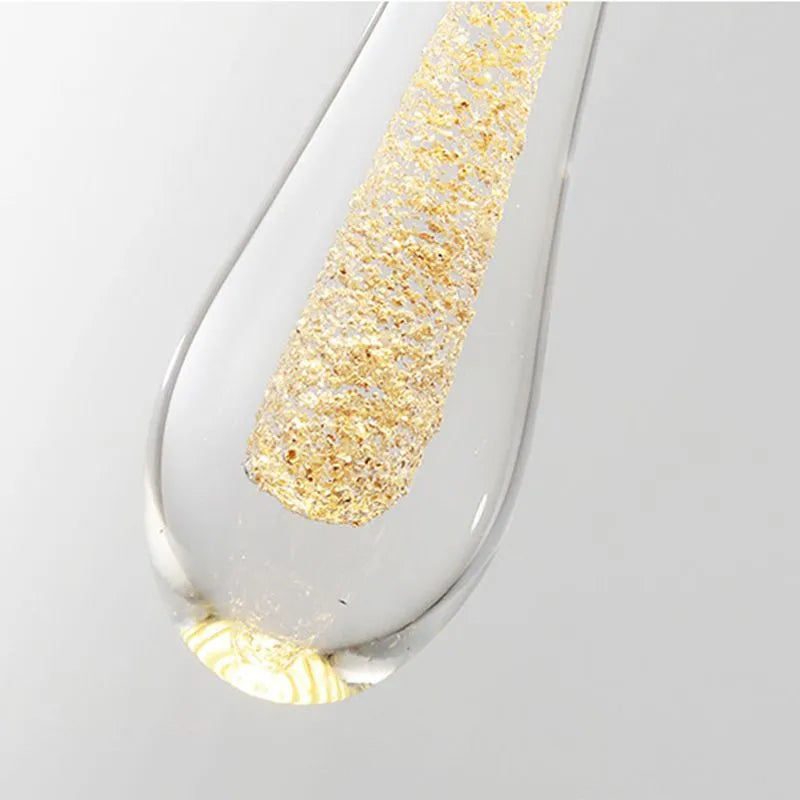 Druppelvormige Gouden Hanglamp