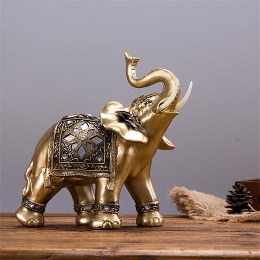Gouden Olifant Standbeeld