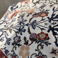 Vintage Bloemen & Vogel Jacquard Tafelkleed