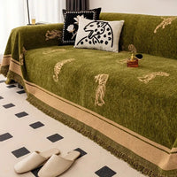 Safari Tijger Chenille Sofa Cover