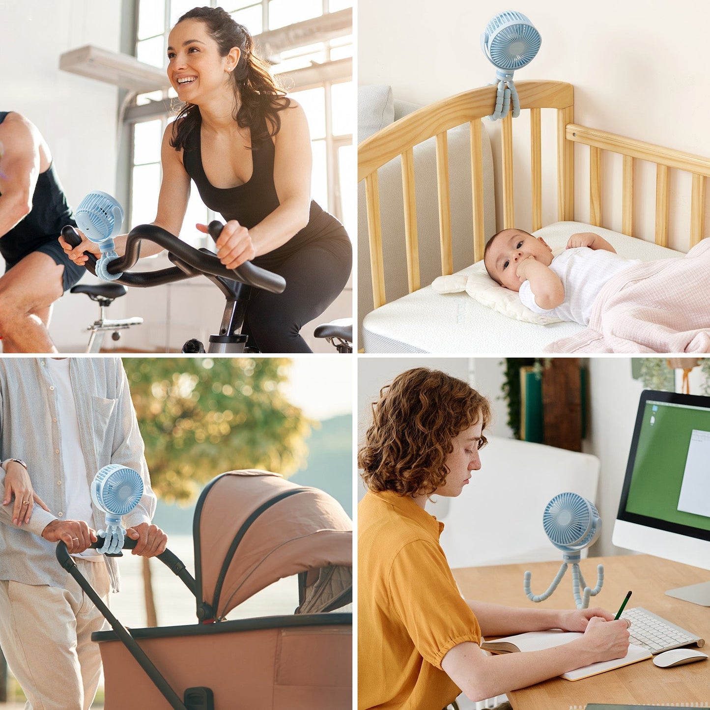 USB Oplaadbare Handventilator voor Reizen