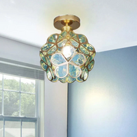 Zyvia - Luxe Glazen Bloemen Plafondlamp