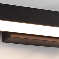 Moderne LED Wandlamp met Bewegingssensor en Zwarte Behuizing