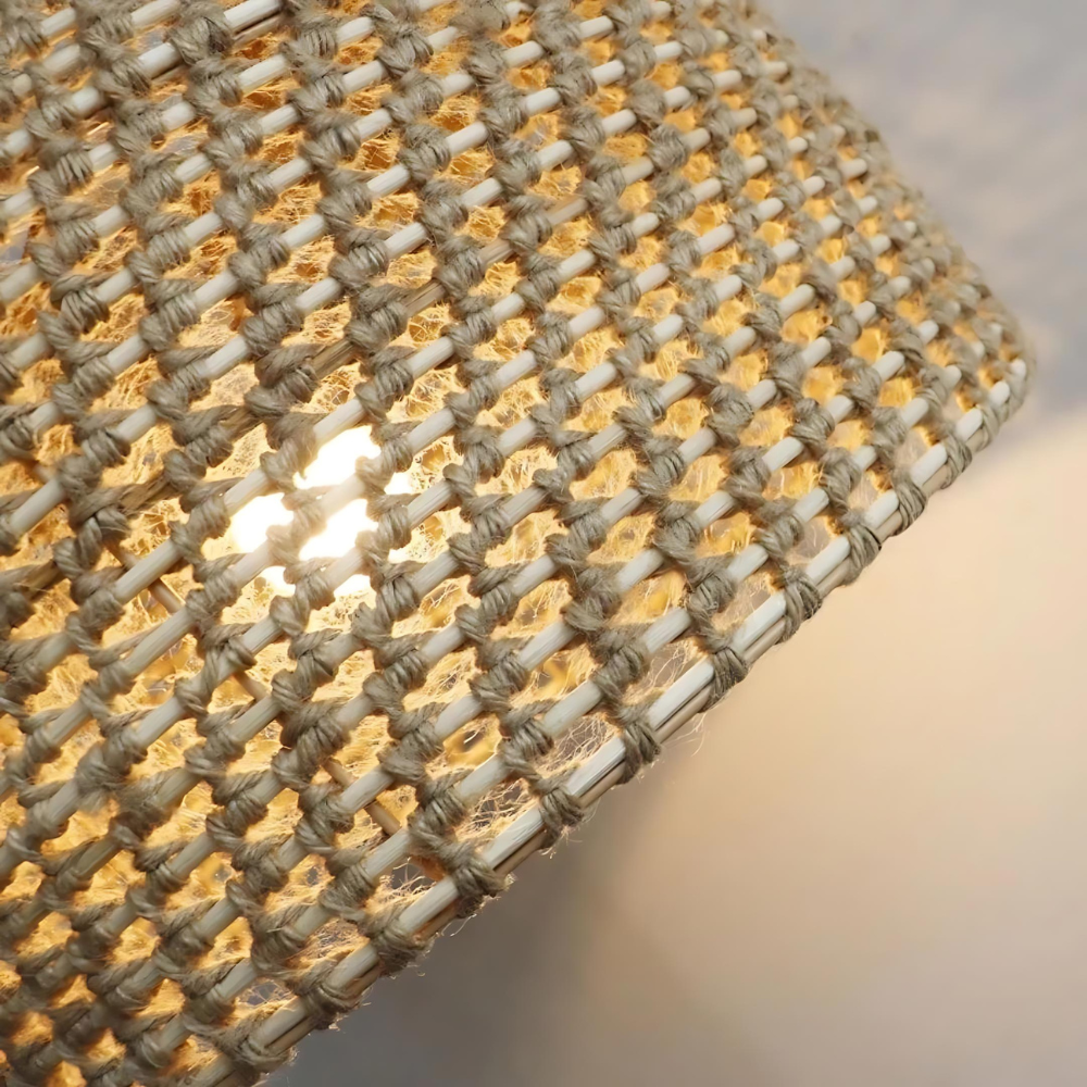 Natuurlijke Schaduw Rattan Japandi Hanglamp