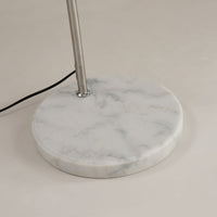 Mira Vloerlamp Dôme Modern Metaal/Marmers/Acryl Wit/Oranje Woonkamer